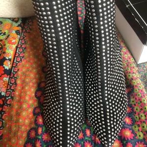 Studded ankle boots